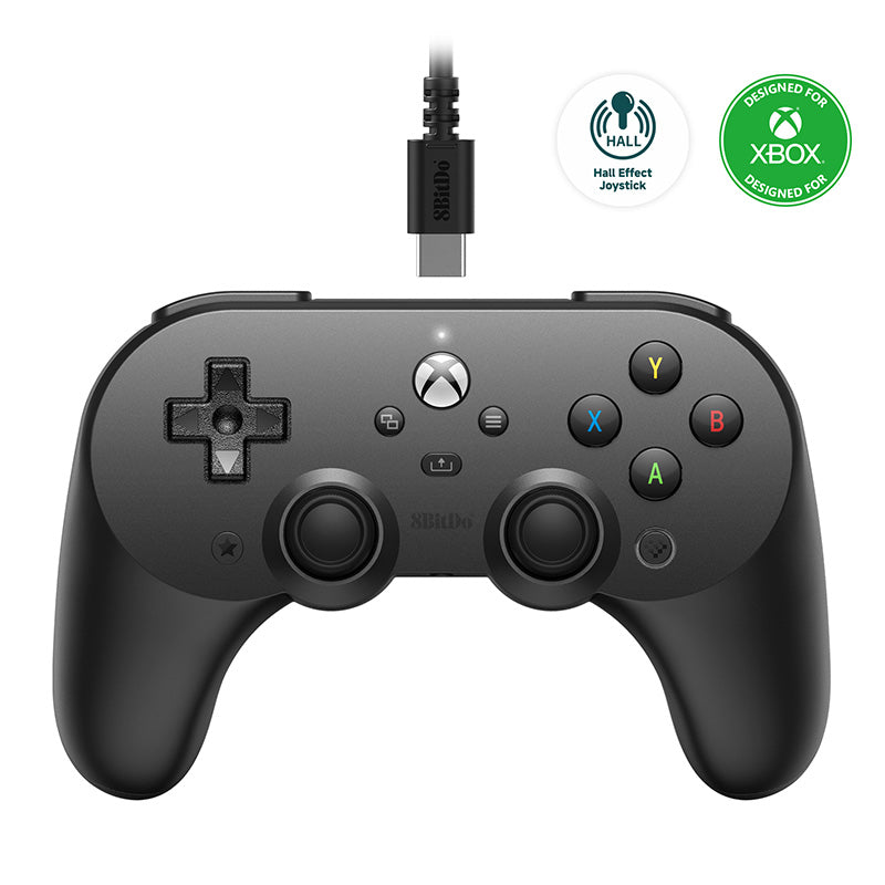 8BitDo Pro 2 Wired Controller for Xbox (Hall Effect joysticks) Best Buy